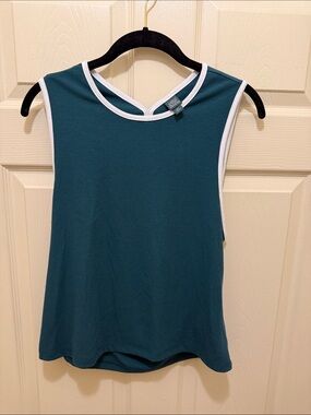 wild fable Teal Tank Top with White Trim